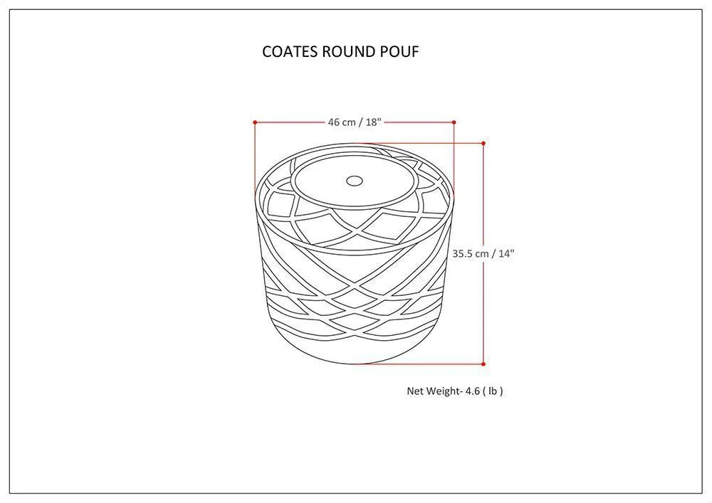 Coates Pouf