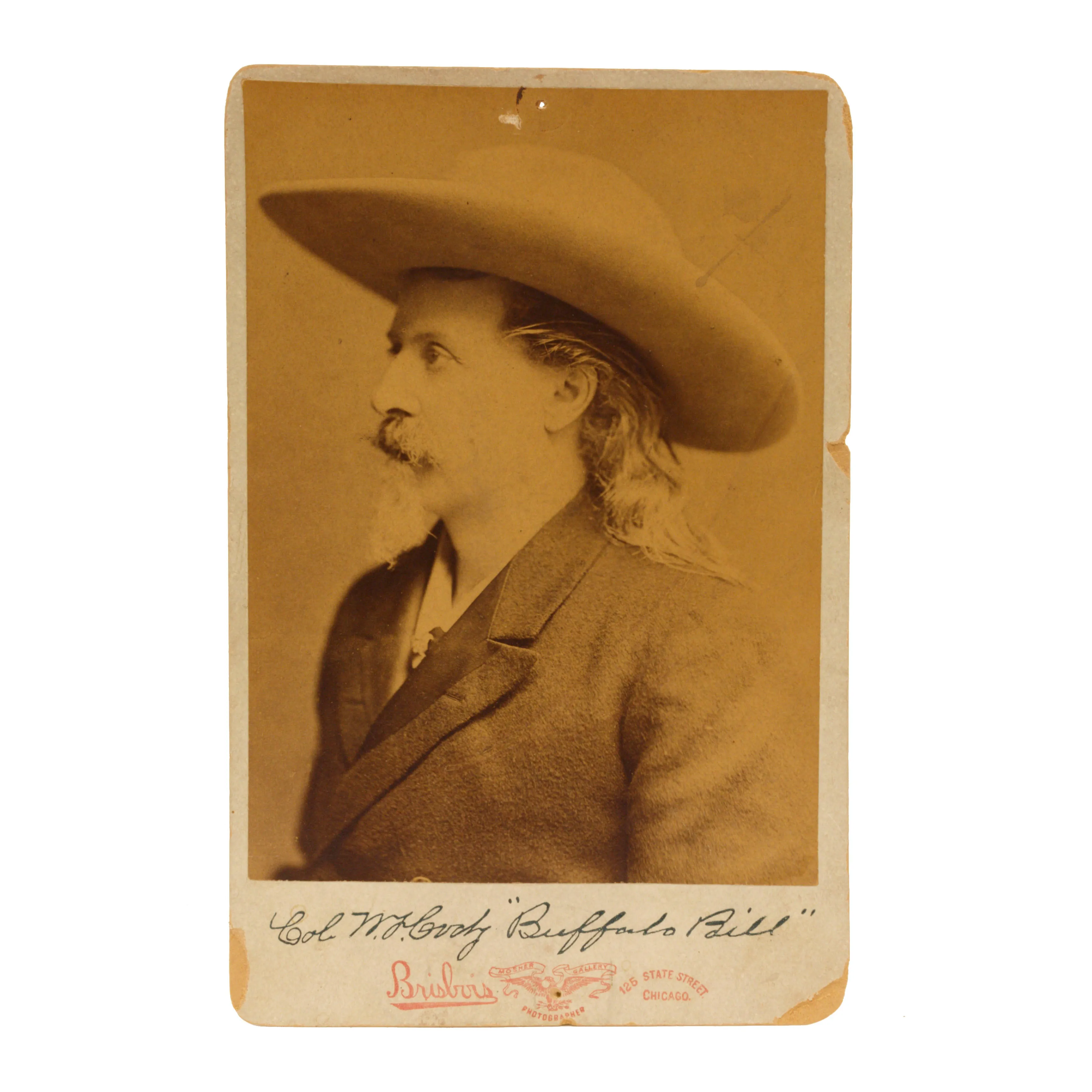 Col. W. F. Cody "Buffalo Bill" Album Portrait