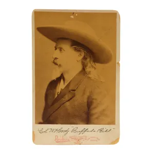 Col. W. F. Cody "Buffalo Bill" Album Portrait