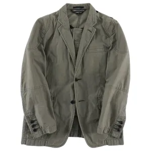 Comme des Garcons Homme Plus Army Green Military Blazer - S