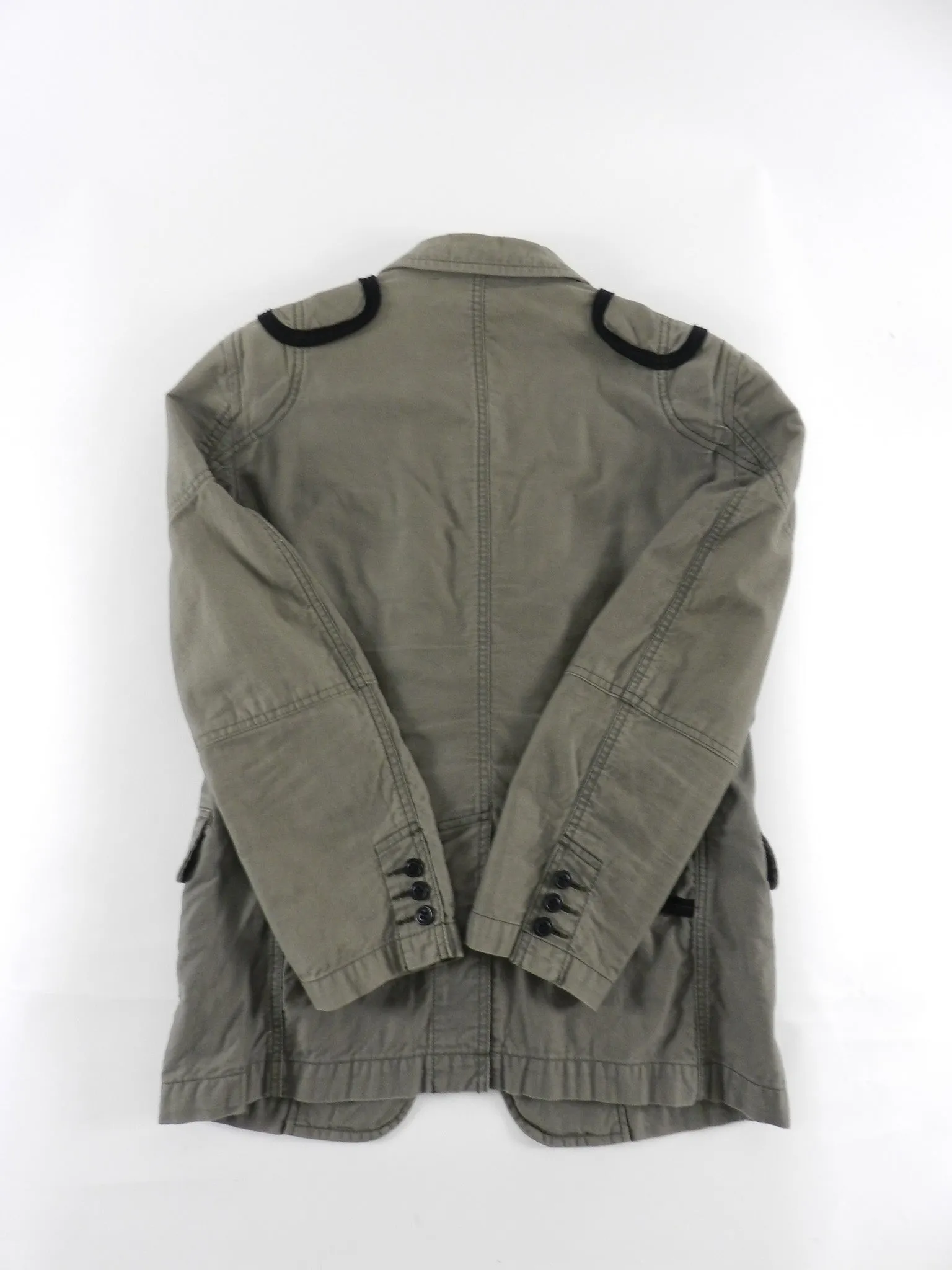 Comme des Garcons Homme Plus Army Green Military Blazer - S