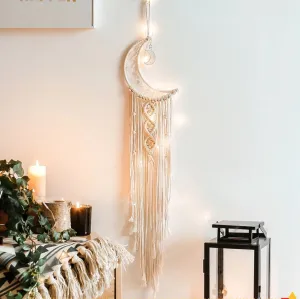 Crescent Luna Macramé Dreamcatcher