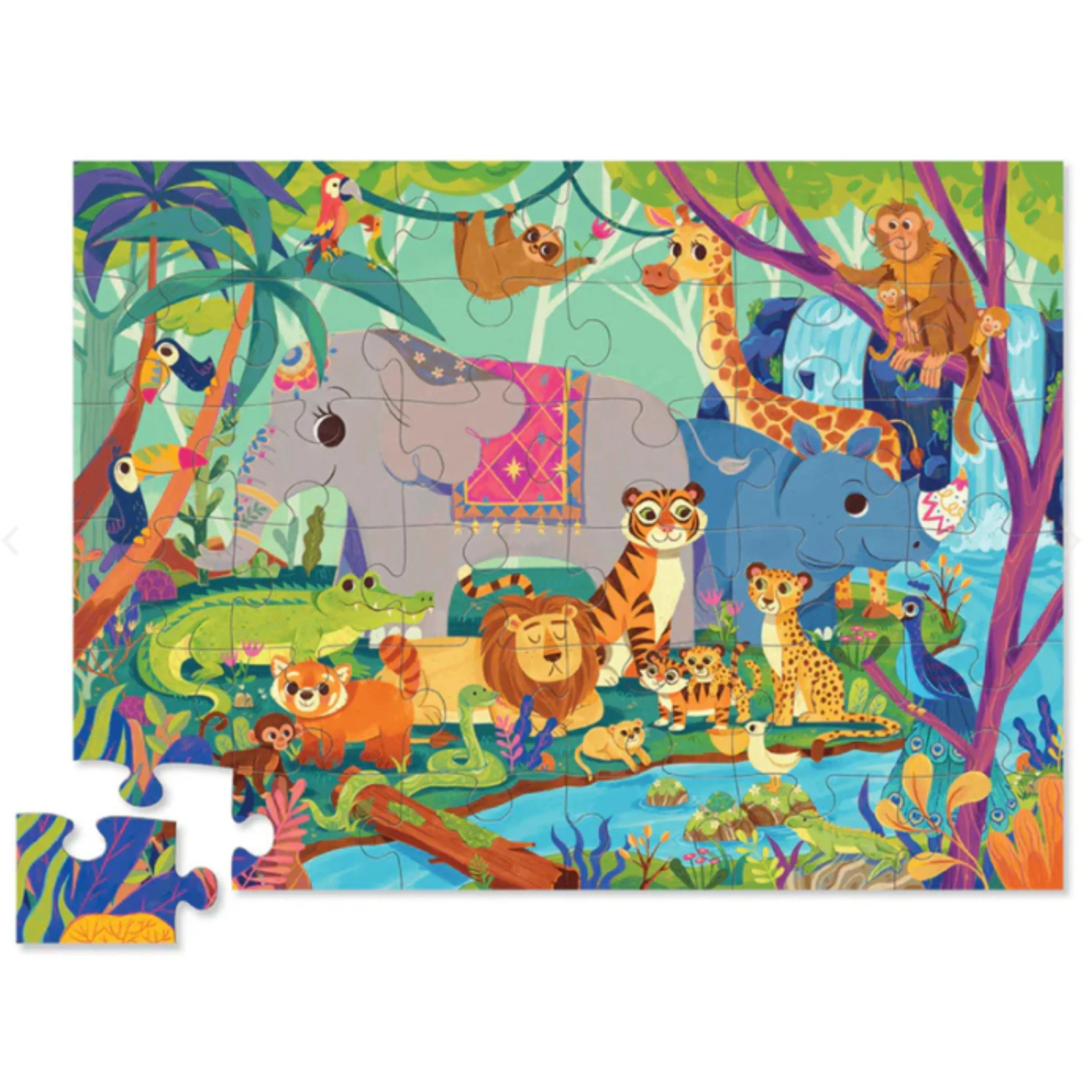 Crocodile Creek 36-pc Puzzle: In the Jungle