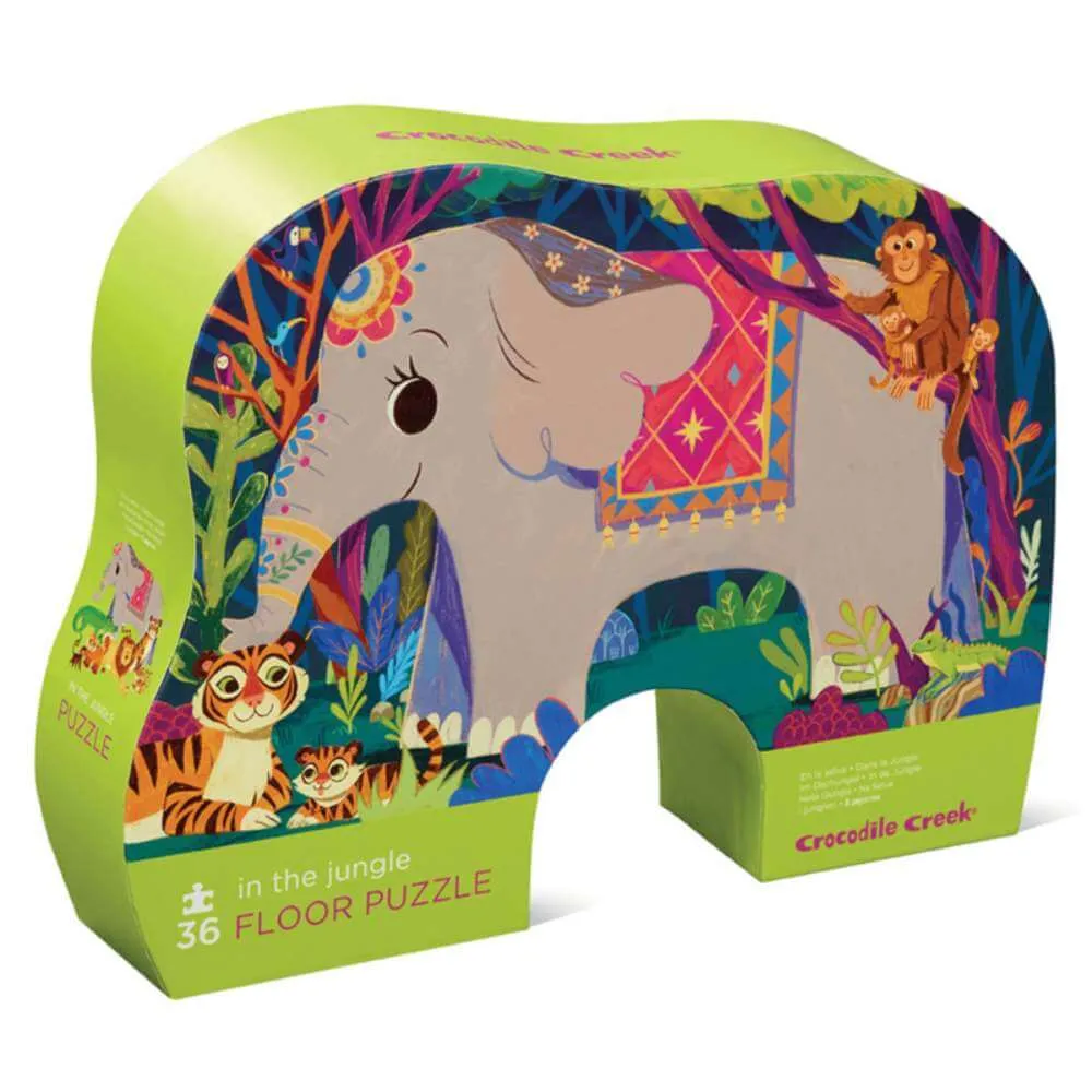 Crocodile Creek in the Jungle Floor Puzzle
