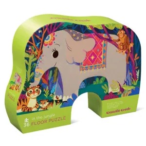 Crocodile Creek in the Jungle Floor Puzzle