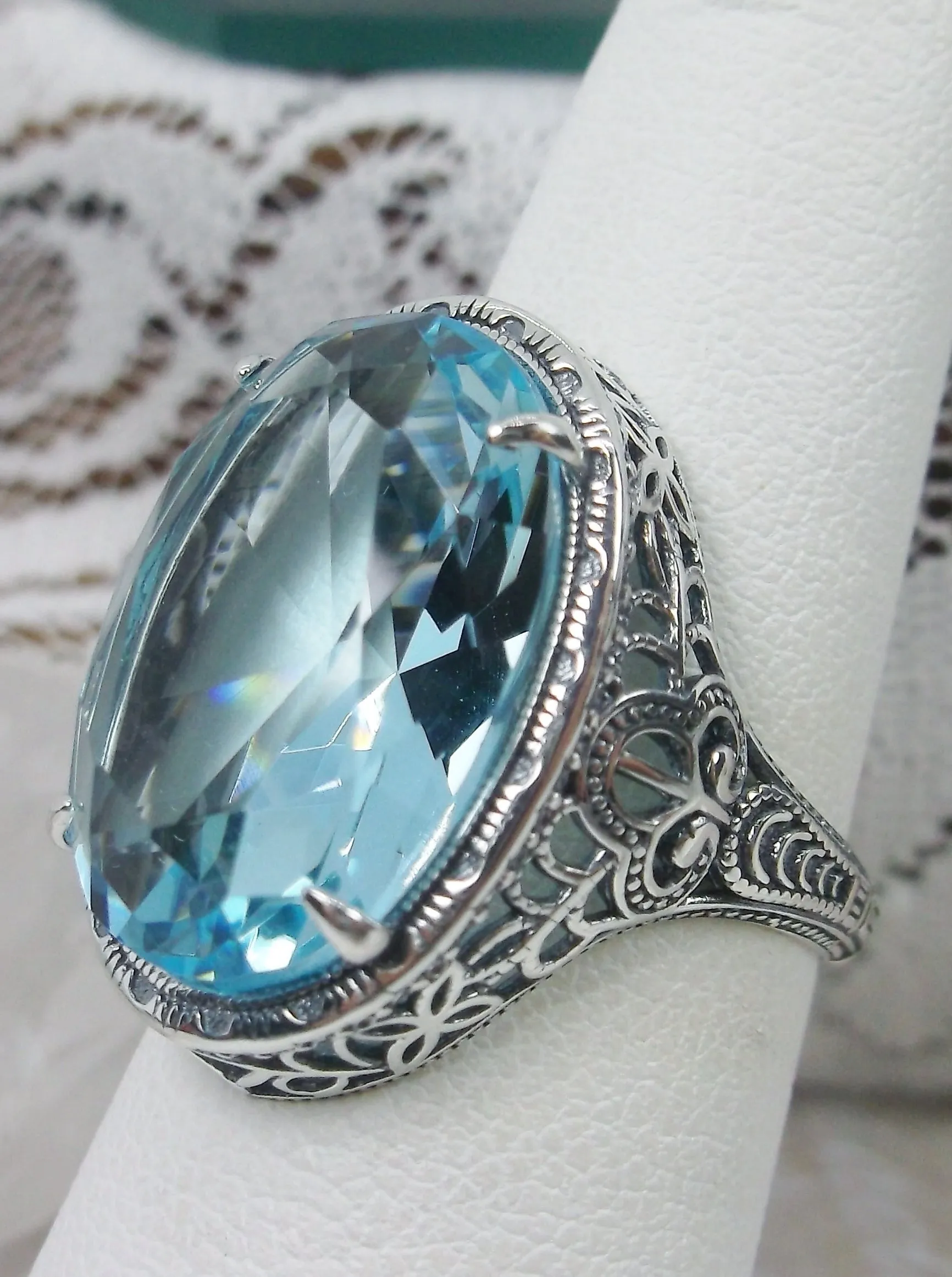 D230, Persian Ring, Art Deco Vintage Revival Jewelry #D230