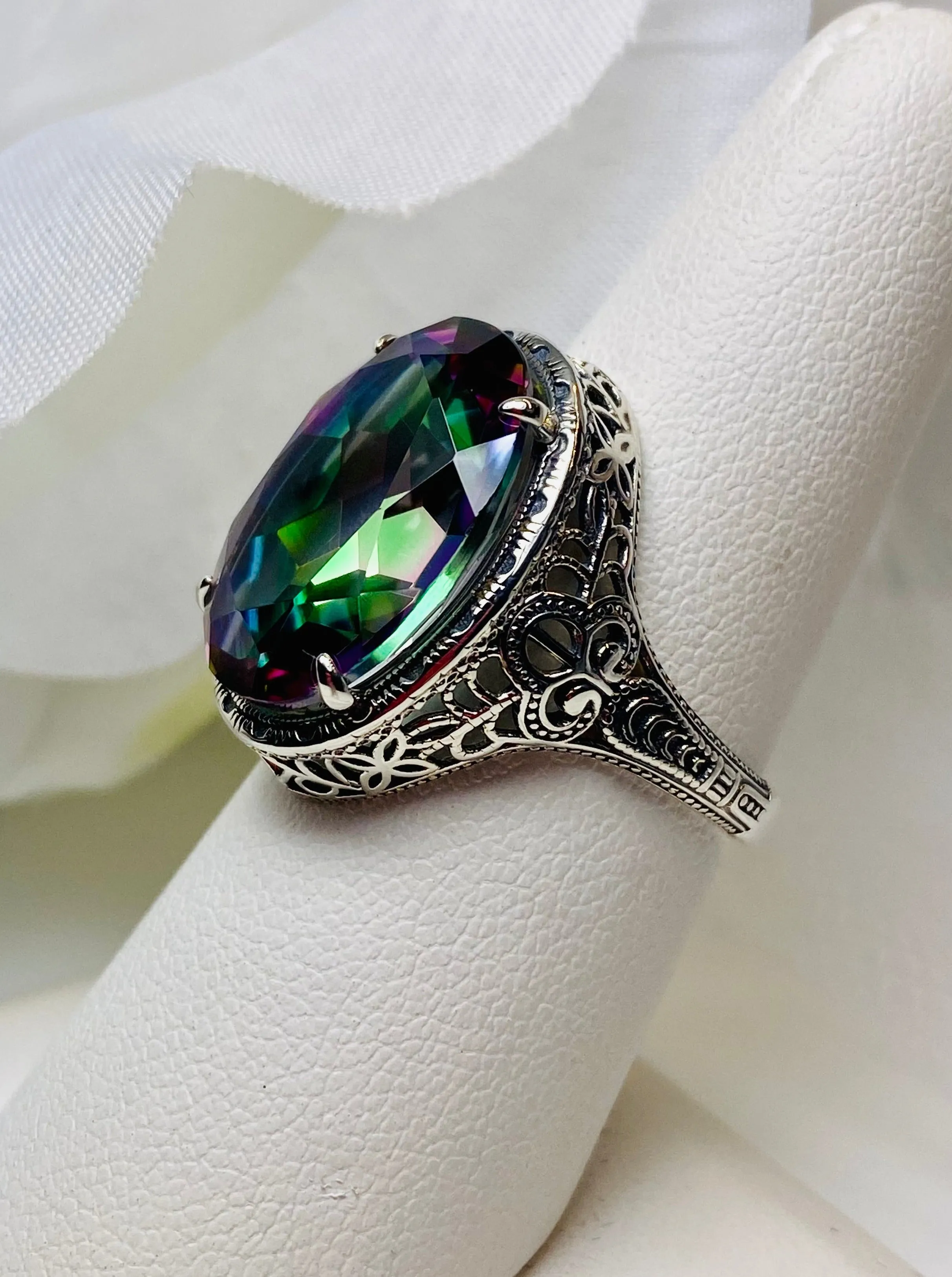 D230, Persian Ring, Art Deco Vintage Revival Jewelry #D230