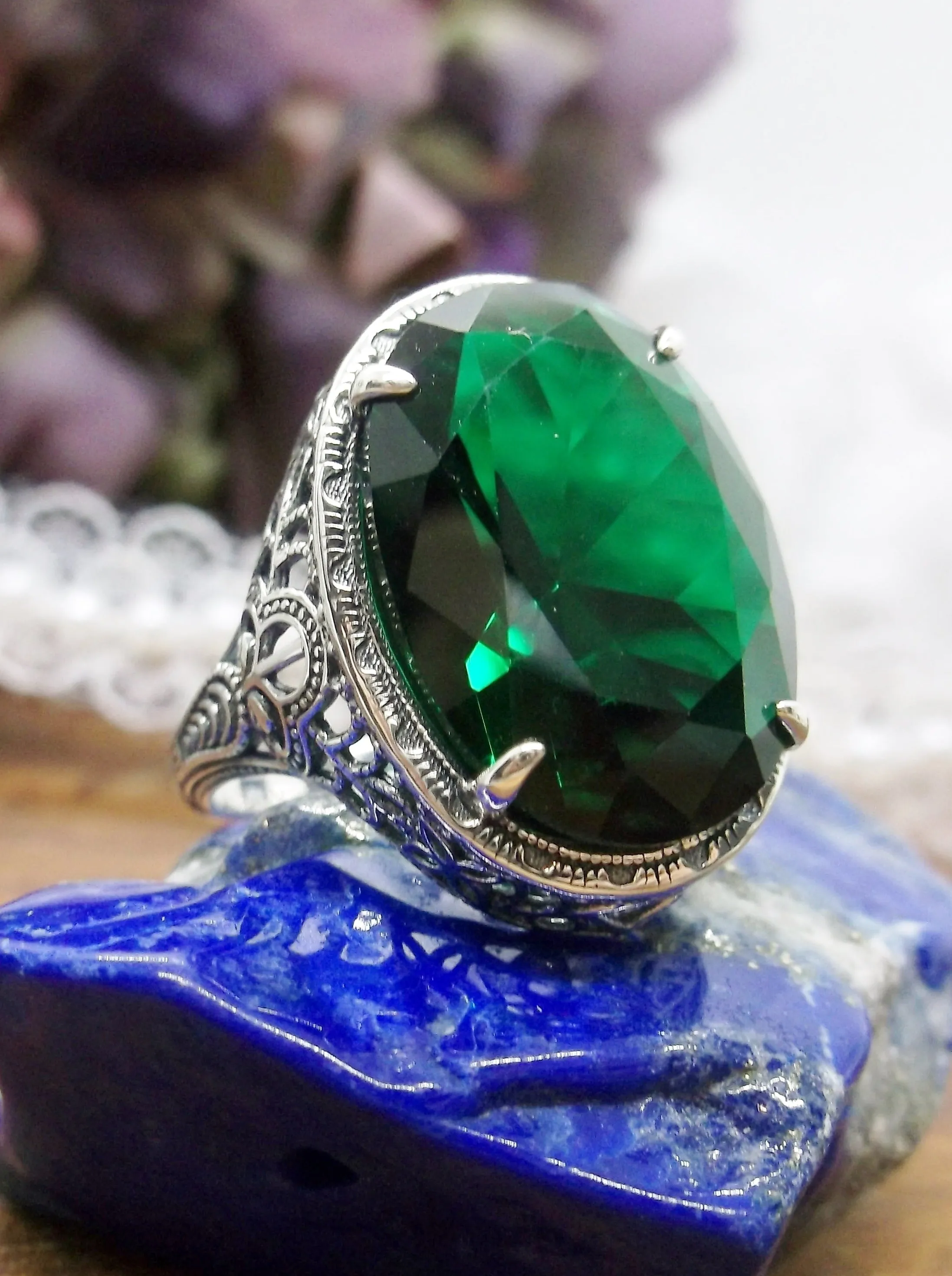 D230, Persian Ring, Art Deco Vintage Revival Jewelry #D230