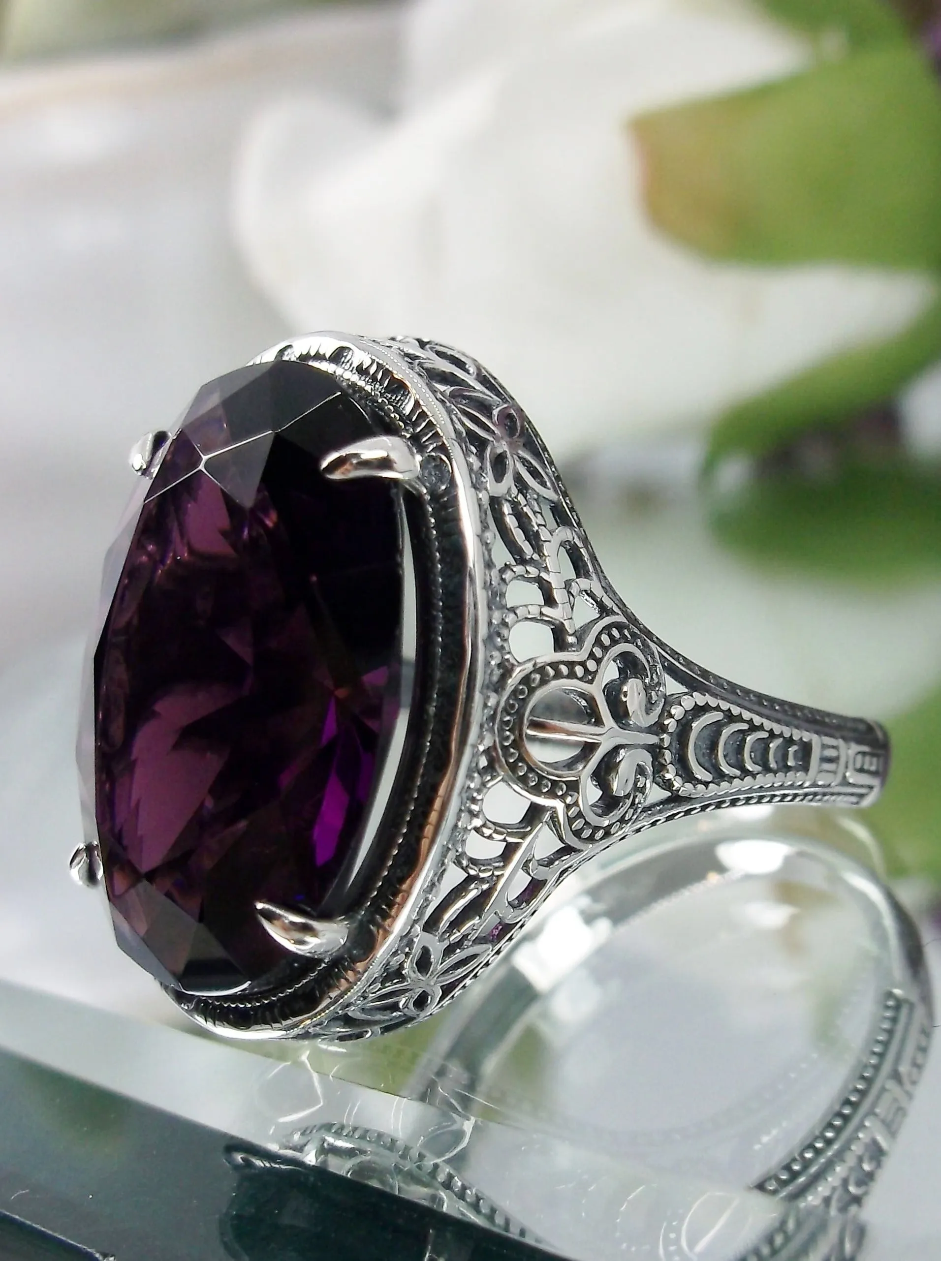 D230, Persian Ring, Art Deco Vintage Revival Jewelry #D230