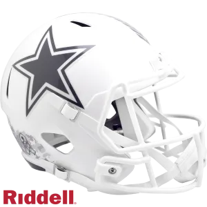 Dallas Cowboys Helmet Riddell Replica Full Size Speed Style Salute To Service 2024
