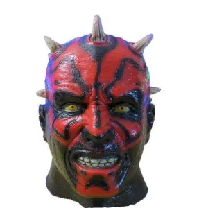 Darth Maul Star Wars Full Overhead Latex Mask
