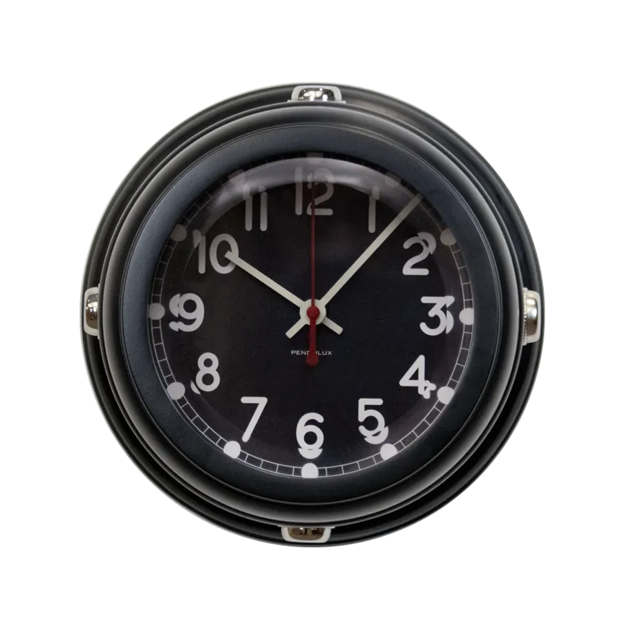 Deckhand Wall Clock Black