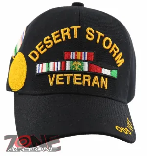 DESERT STORM VETERAN ODS VET GOLD MEDAL BALL CAP HAT