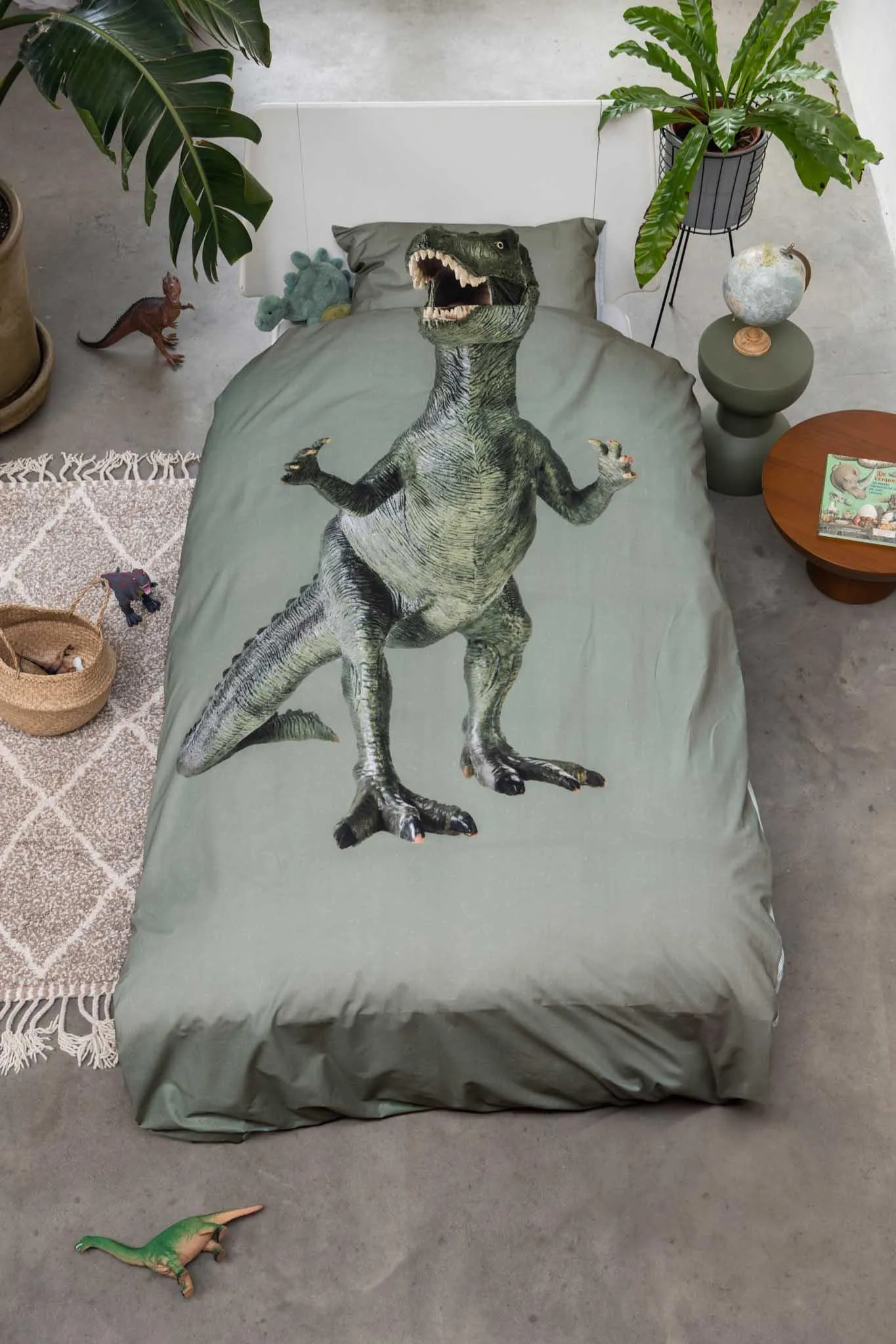 Dino Jurassic Green dekbedovertrek DE