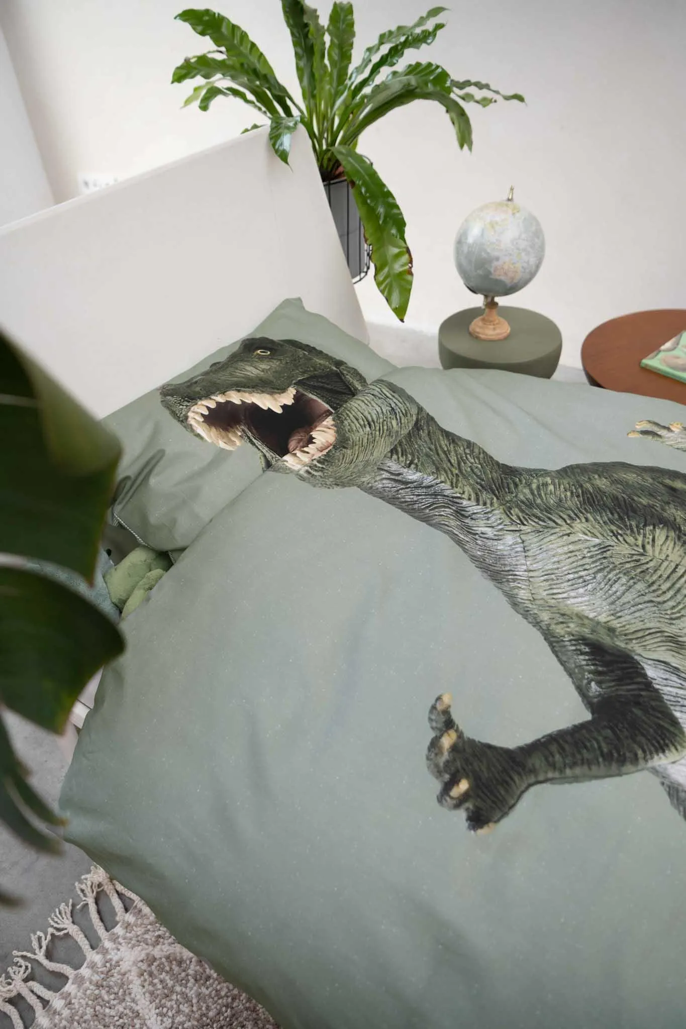 Dino Jurassic Green dekbedovertrek DE