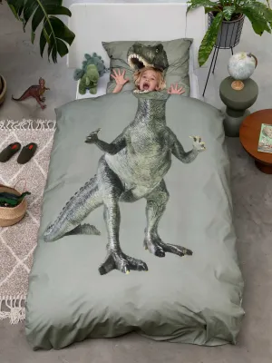 Dino Jurassic Green dekbedovertrek DE