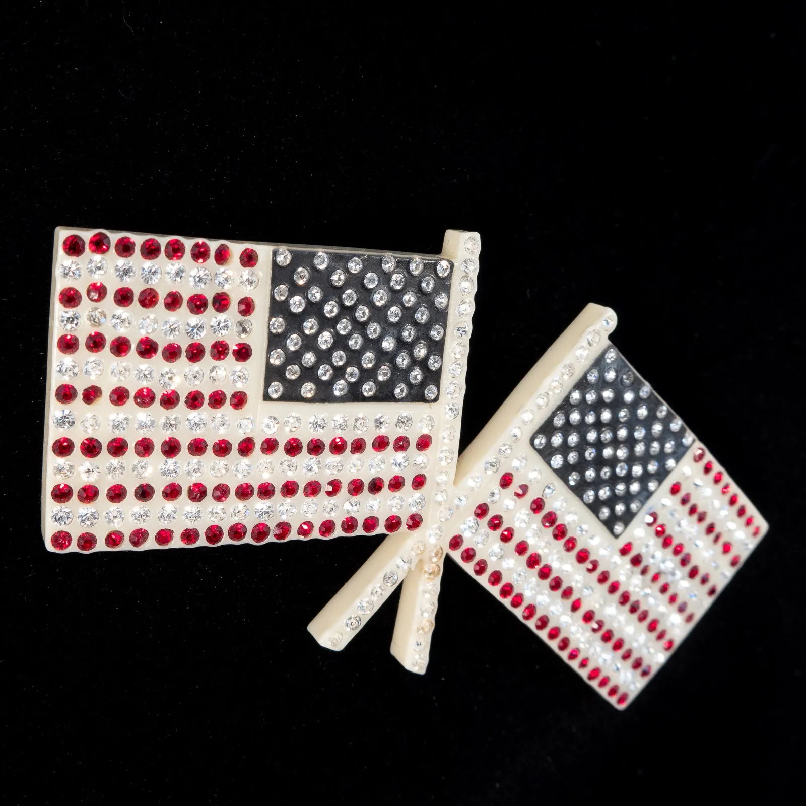 Double Flag Brooch