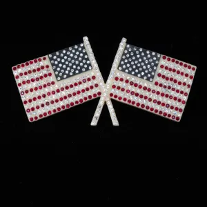 Double Flag Brooch