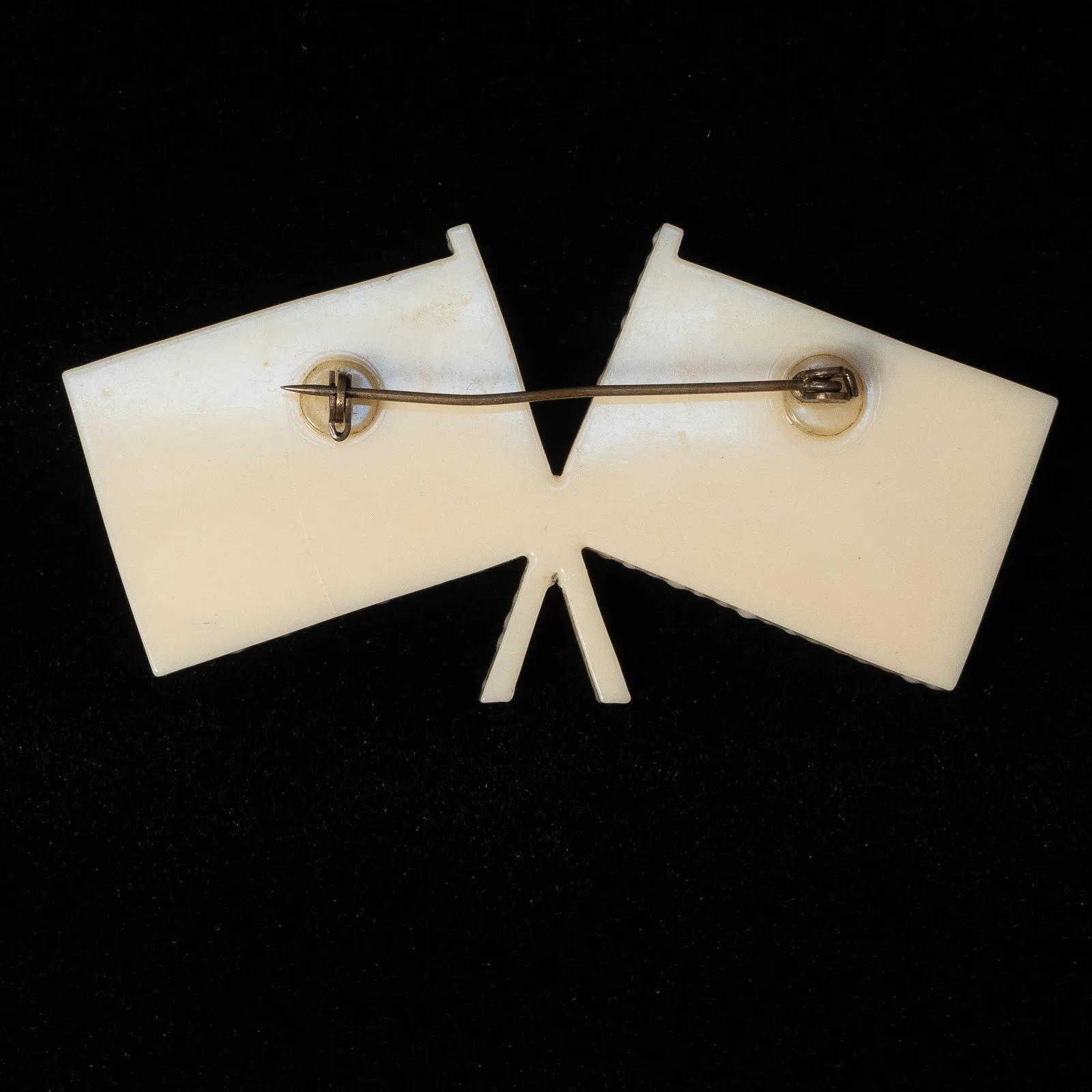 Double Flag Brooch