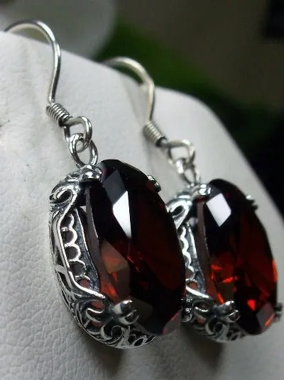 E70, Edward Earrings, Choice of Gemstones, Edwardian Jewelry #E70