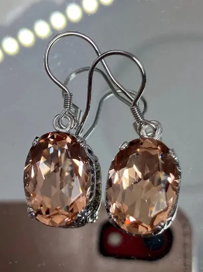 E70, Edward Earrings, Choice of Gemstones, Edwardian Jewelry #E70