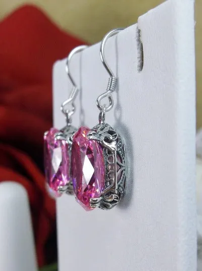 E70, Edward Earrings, Choice of Gemstones, Edwardian Jewelry #E70