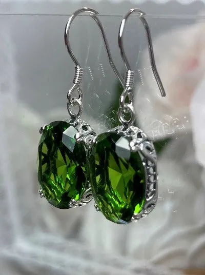 E70, Edward Earrings, Choice of Gemstones, Edwardian Jewelry #E70