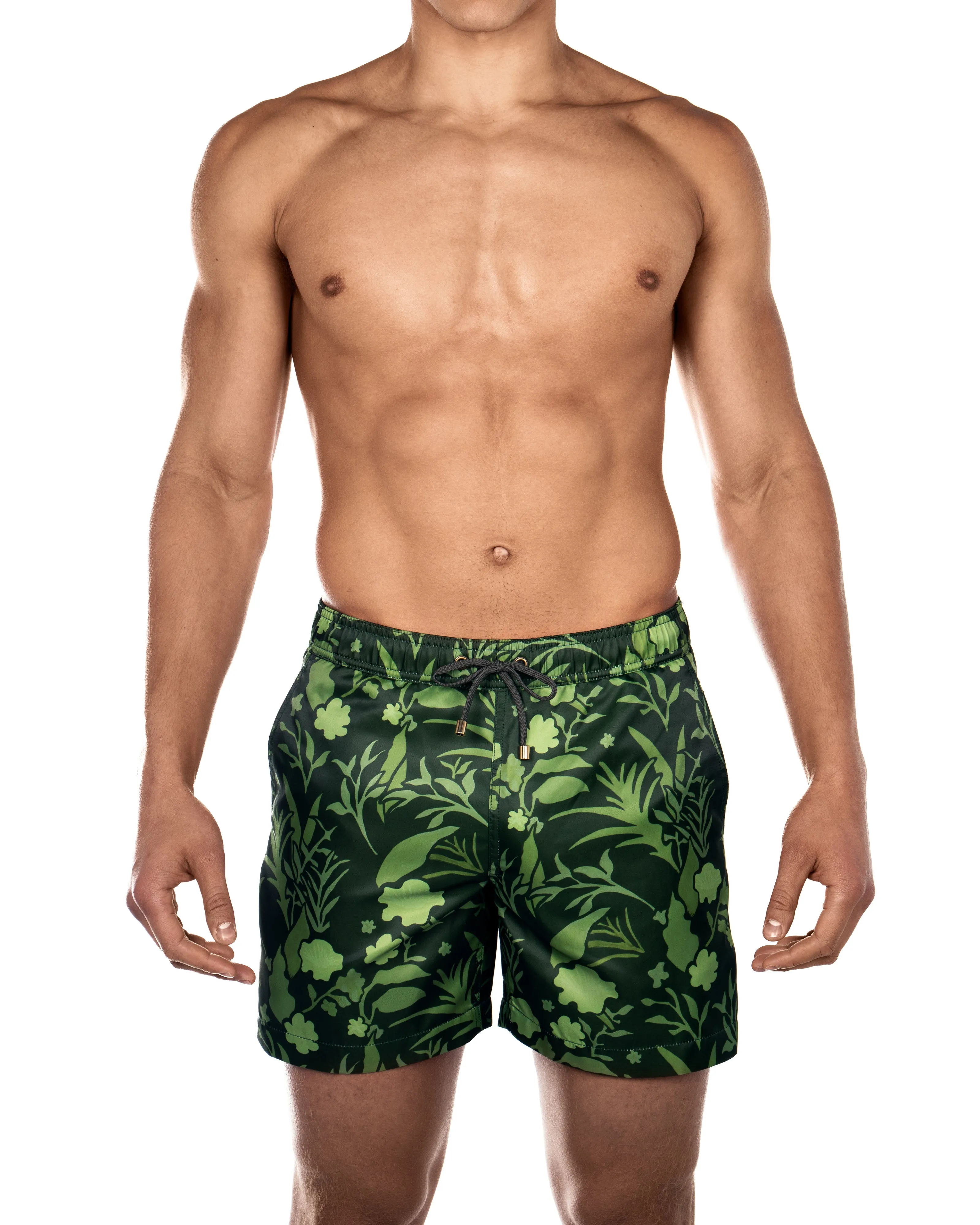Easton Swim Shorts in Jungle print