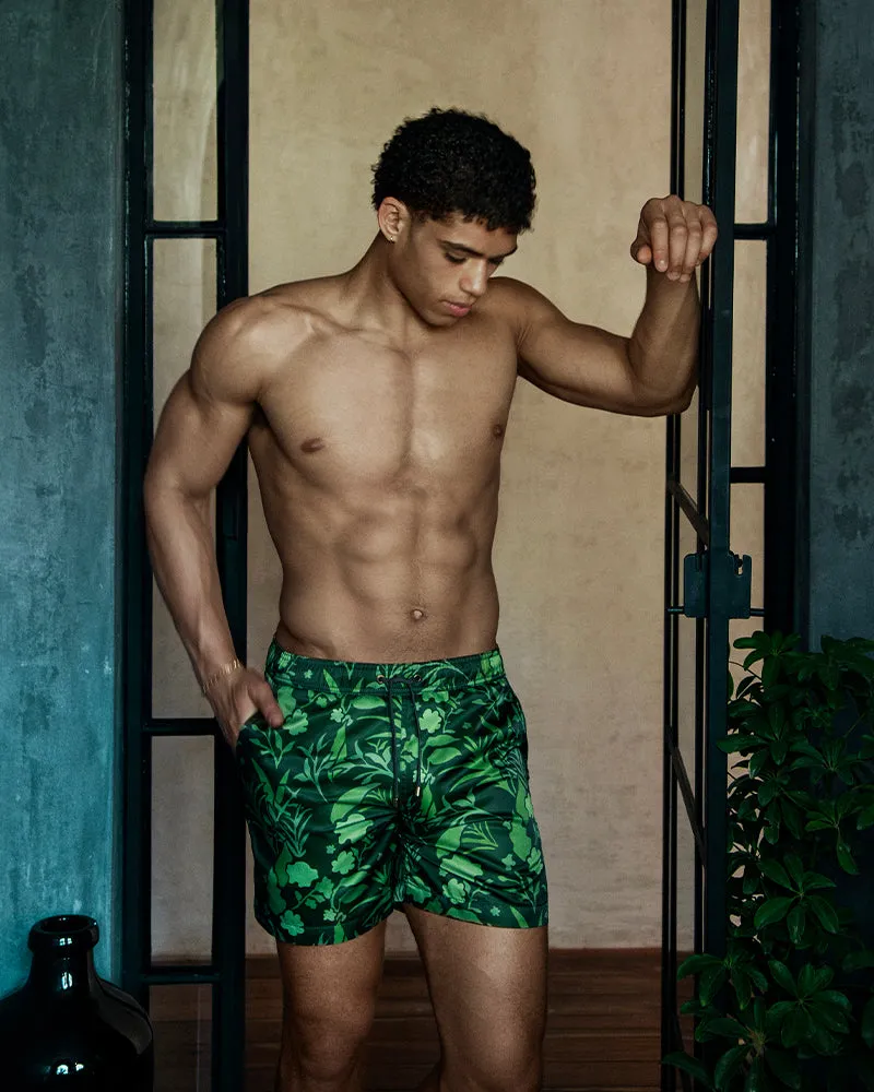 Easton Swim Shorts in Jungle print