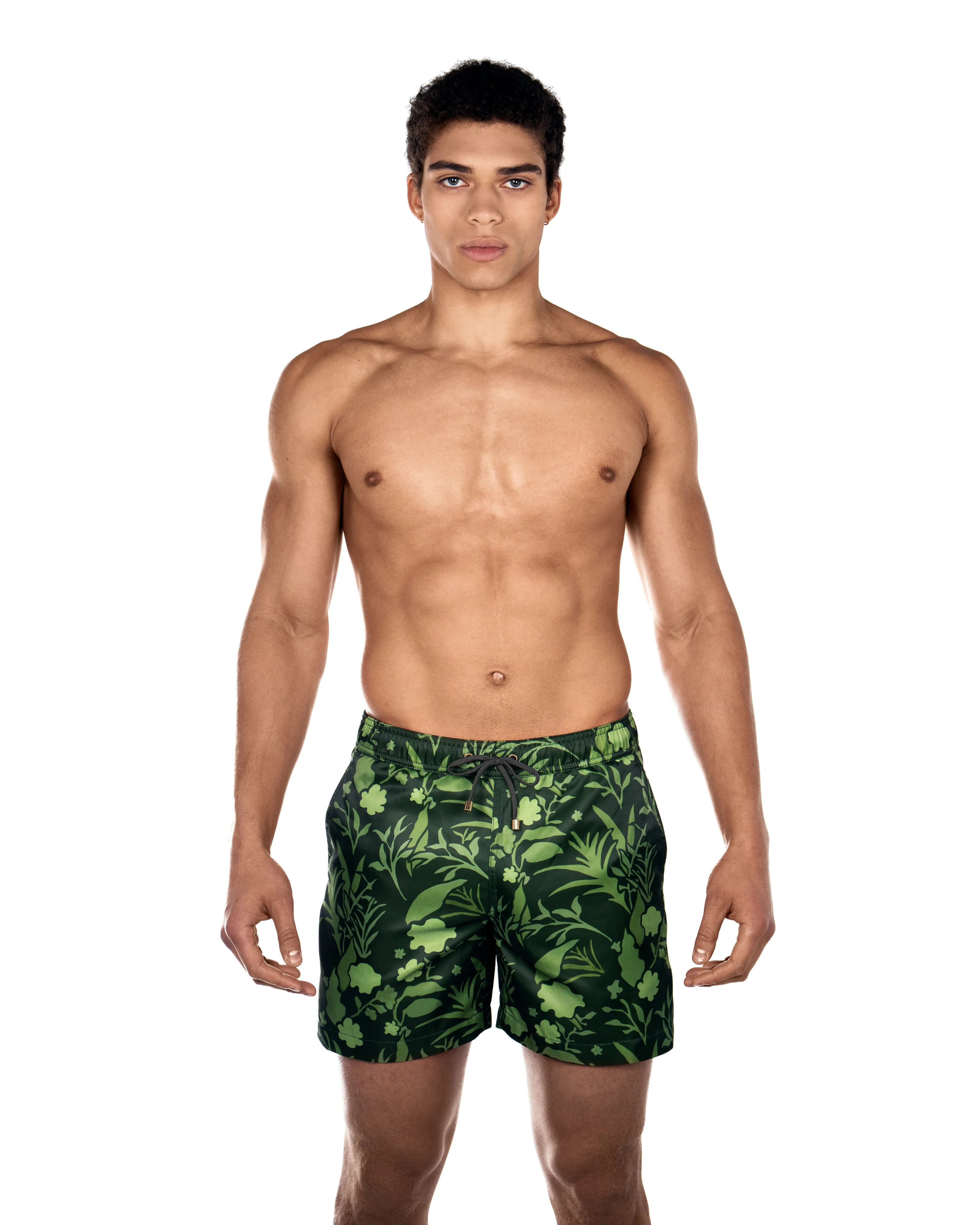 Easton Swim Shorts in Jungle print