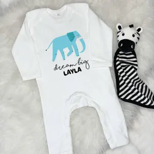 Elephant Dream Big Personalised Jungle Rompersuit