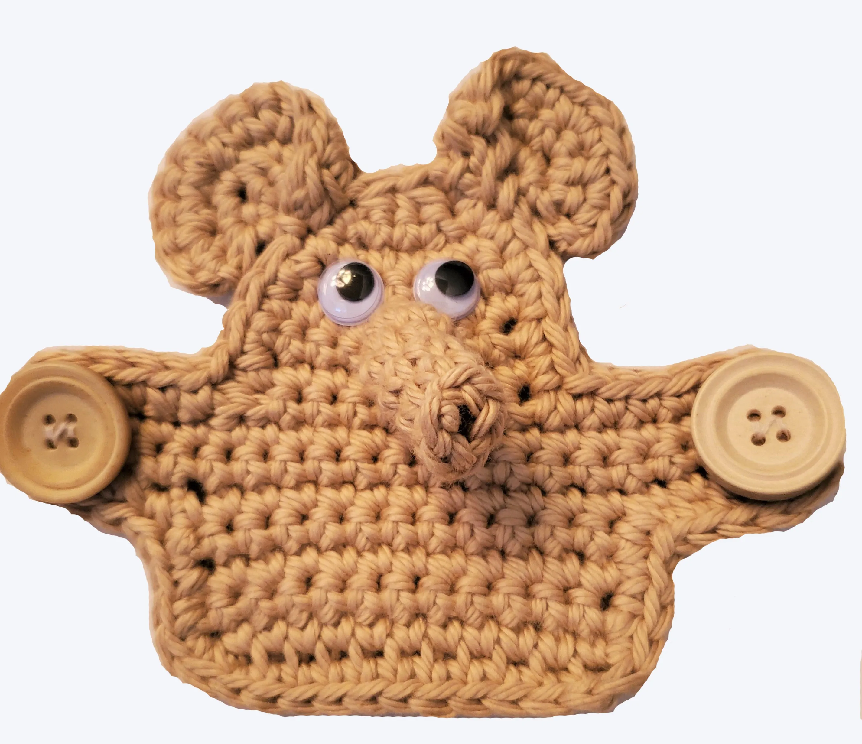 Elephant Mask Mate Crochet Pattern
