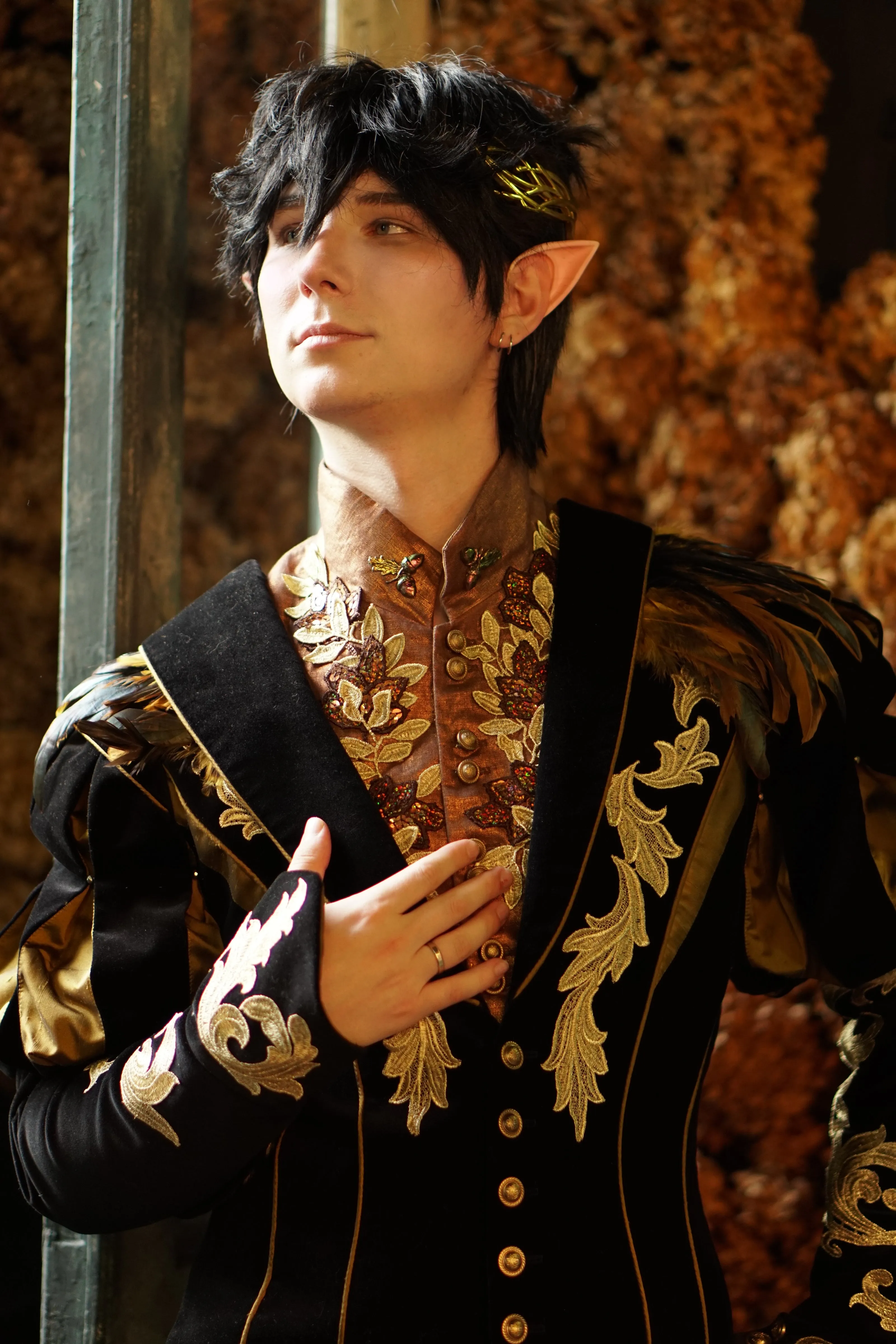 Fantasy book cosplay, wedding costume for men