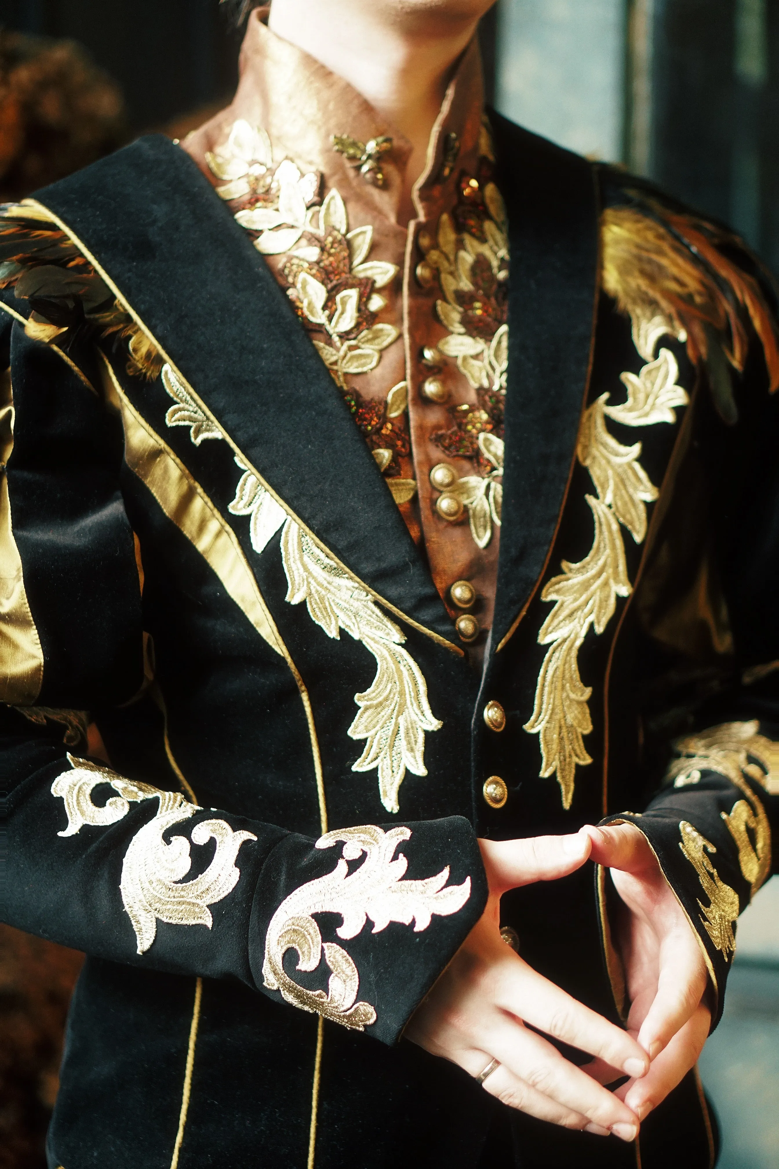 Fantasy book cosplay, wedding costume for men