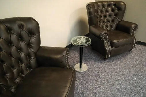 Film Reel End Table 12" Top