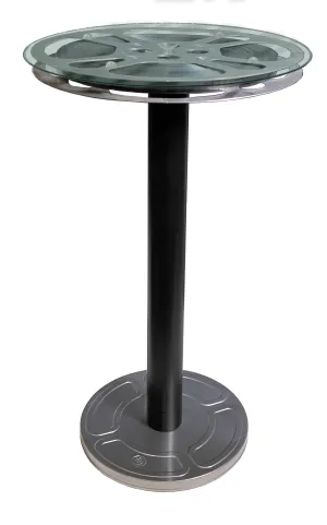 Film Reel End Table 12" Top