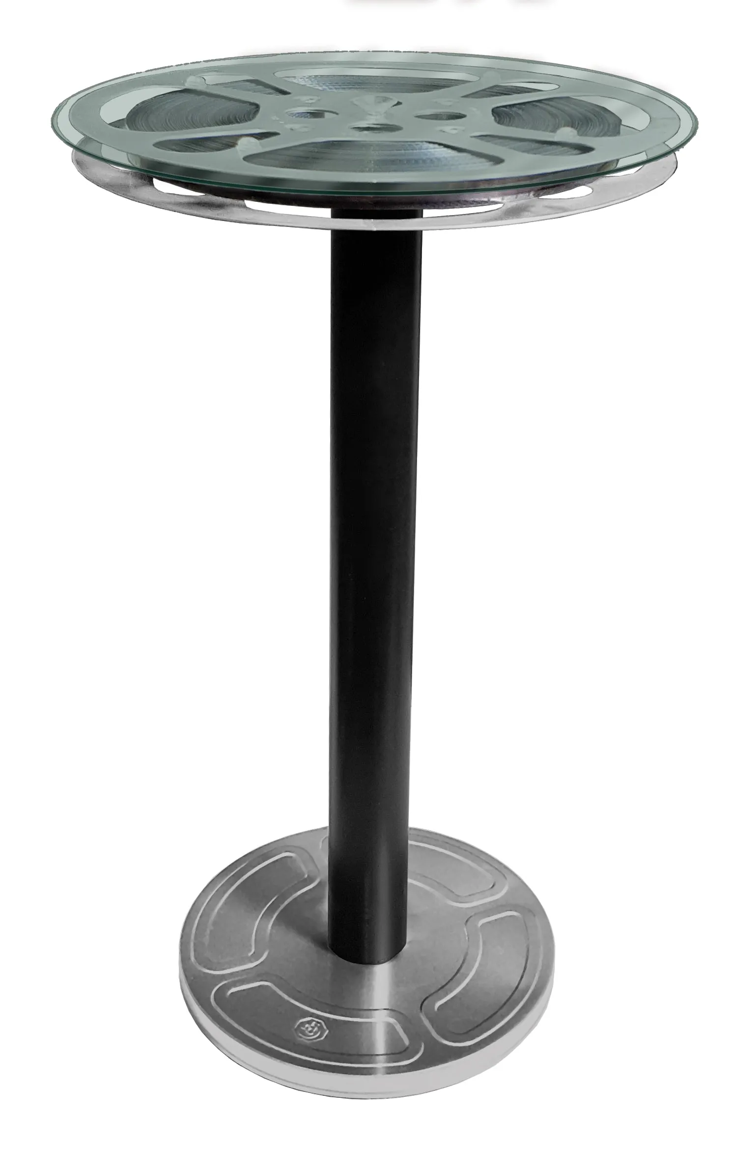 Film Reel End Table 12" Top