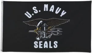 Flags: US Navy Seals 3′ x 5′ Flag