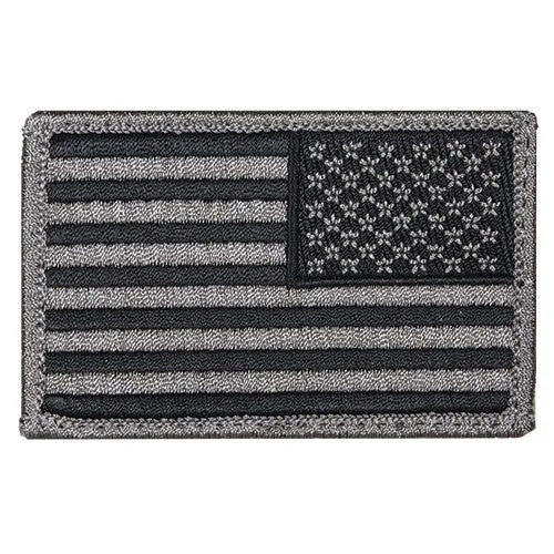 Fox Patches: USA Flag Right Face Foliage Green