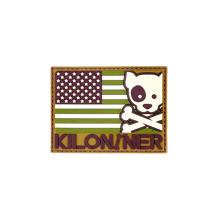 Freedom Crossbones Dog PVC Morale Patch