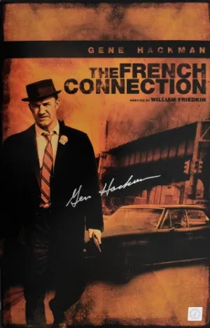 Gene Hackman Signed Autographed "French Connection" 11x17 Movie Poster (ASI COA)