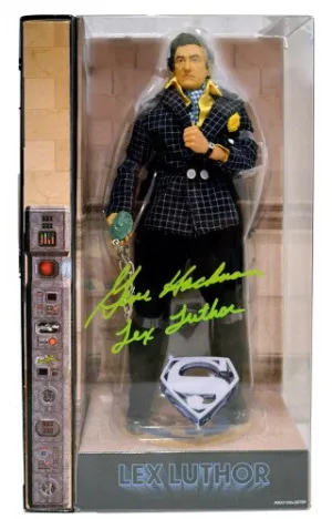 Gene Hackman Signed Autographed "Lex Luthor" Superman Mattel Action Figure (ASI COA)
