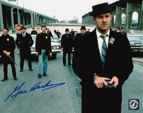 Gene Hackman Signed Autographed "The French Connection" Glossy 8x10 Photo (ASI COA)