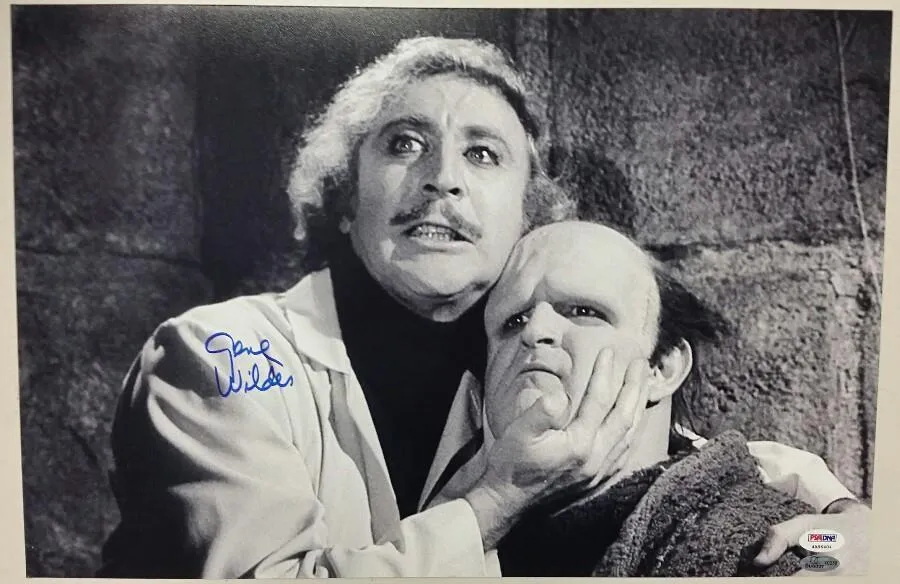 Gene Wilder Signed Autographed "Young Frankenstein" 12x18 Poster (PSA/DNA COA)