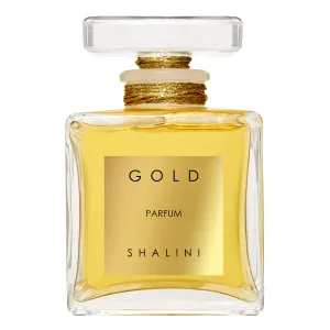 Gold Parfum | Cubique Glass Bottle with Stopper sealed with Gold Thread