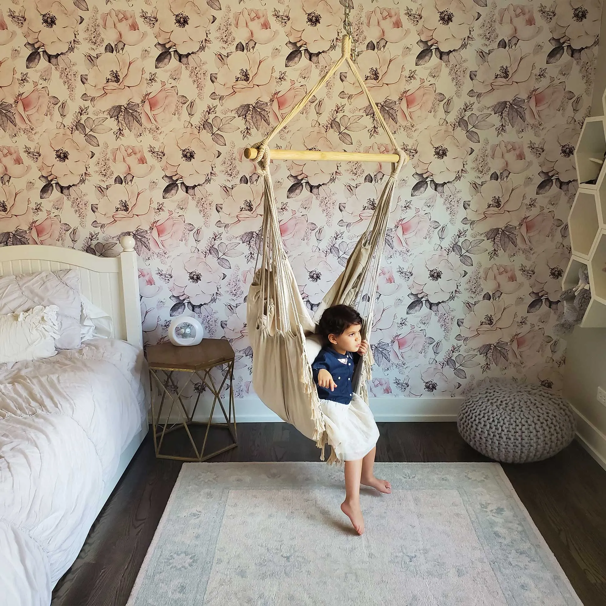 Hanging Hammock Chair (Ivory)