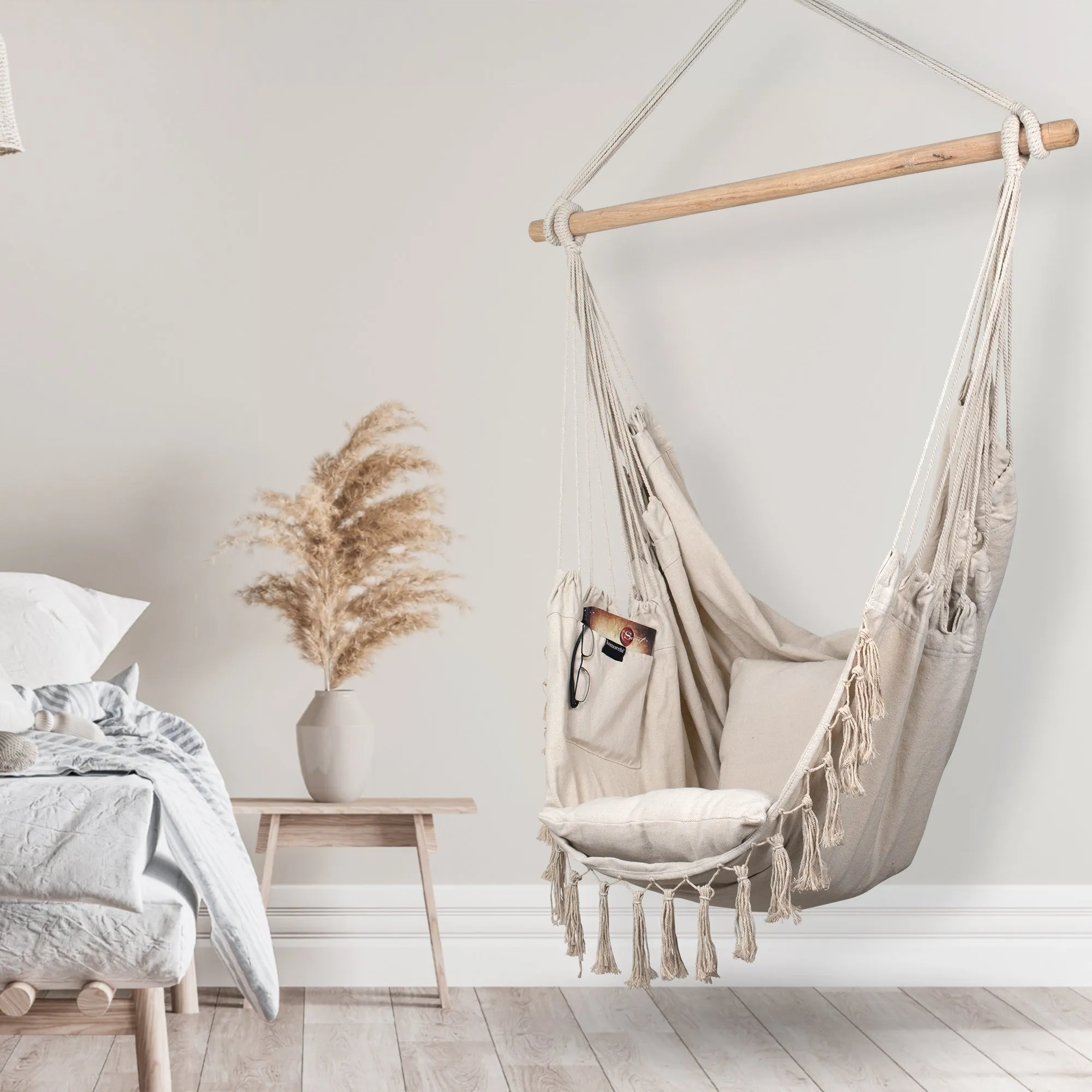 Hanging Hammock Chair (Ivory)