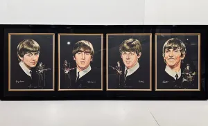 HARD TO FIND ORIGINAL 1964 NICHOLAS VOLPE BEATLES PORTRAIT PRINTS!
