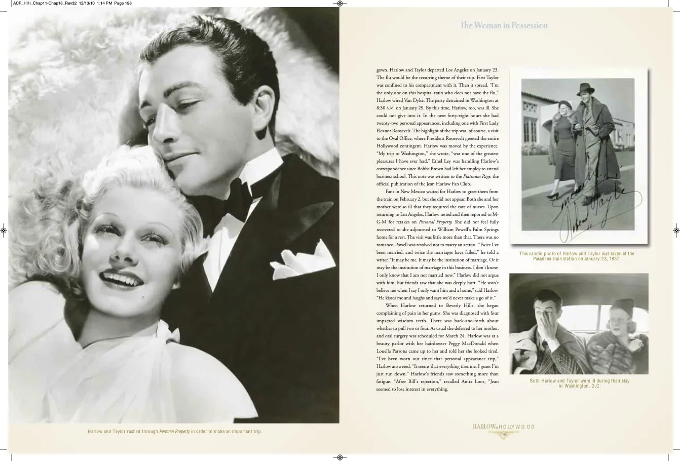 HARLOW IN HOLLYWOOD BOOK