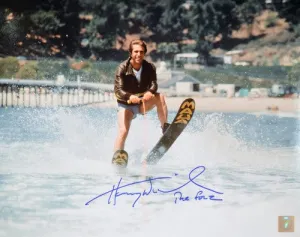 Henry Winkler Signed Autographed "Happy Days" Glossy 11x14 Photo (ASI COA)